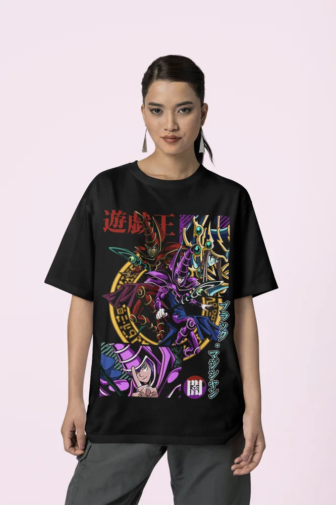 This tee captures the magic of Dark Magician. If you're looking for more Yu-Gi-Oh! merch, we have it all! Check out our anime merch now—free shipping!