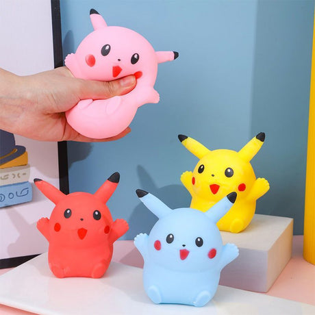 Decompress your stress into Pikachu with our cute Pikachu Stress Ball! | If you are looking for more Pokemon Merch, We have it all!| Check out all our Anime Merch now! 