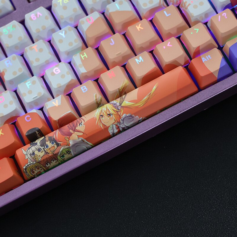 Cute Miss Kobayashi's Dragon Maid Keycaps