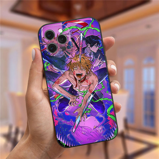 Style your phone with the latest Chainsaw man phone case | If you are looking for more Chainsaw Man Merch, We have it all! | Check out all our Anime Merch now!