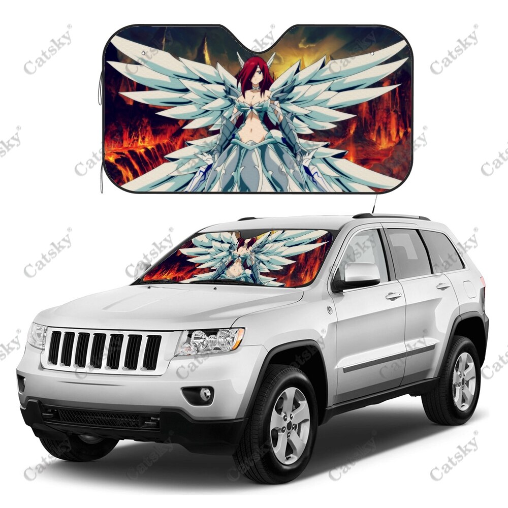Erza Scarlet Fairy Tail Car Sun Visor