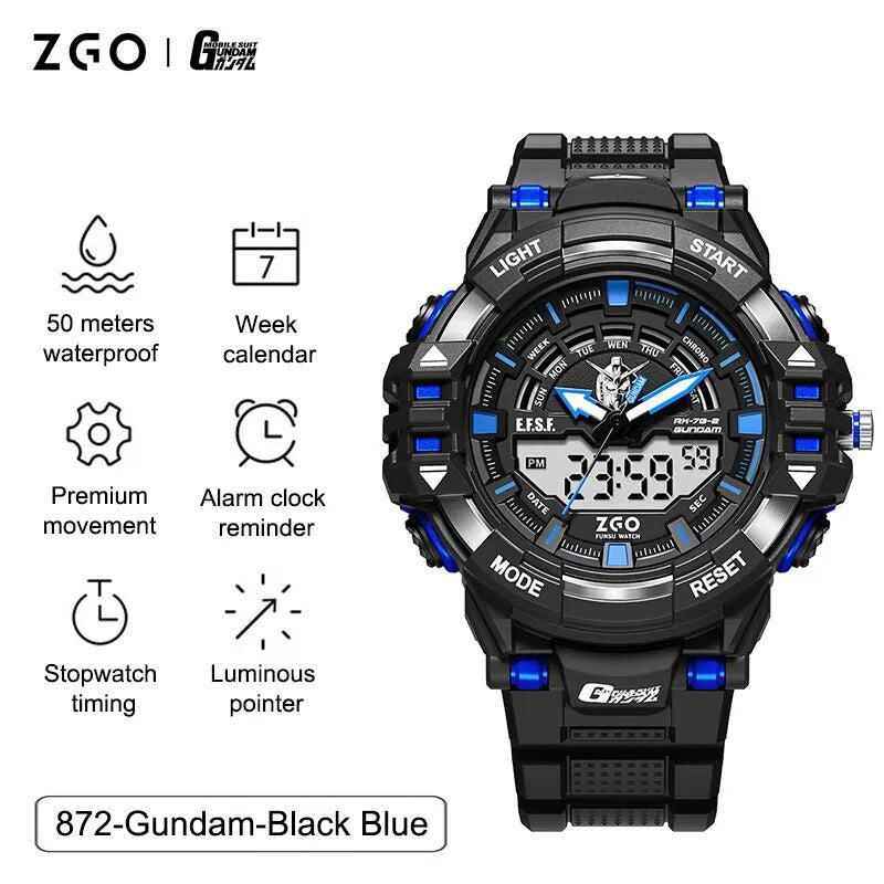 This watch captures the magic of Gundam. If you're looking for more Gundam merch, we have it all! Check out our anime merch now—free shipping!