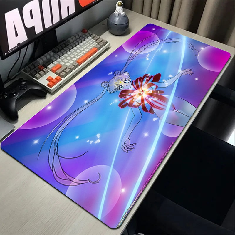 This mouse pad captures the magic of Sailor Moon. If you're looking for more Sailor Moon merch, we have it all! Check out our anime merch now—free shipping!