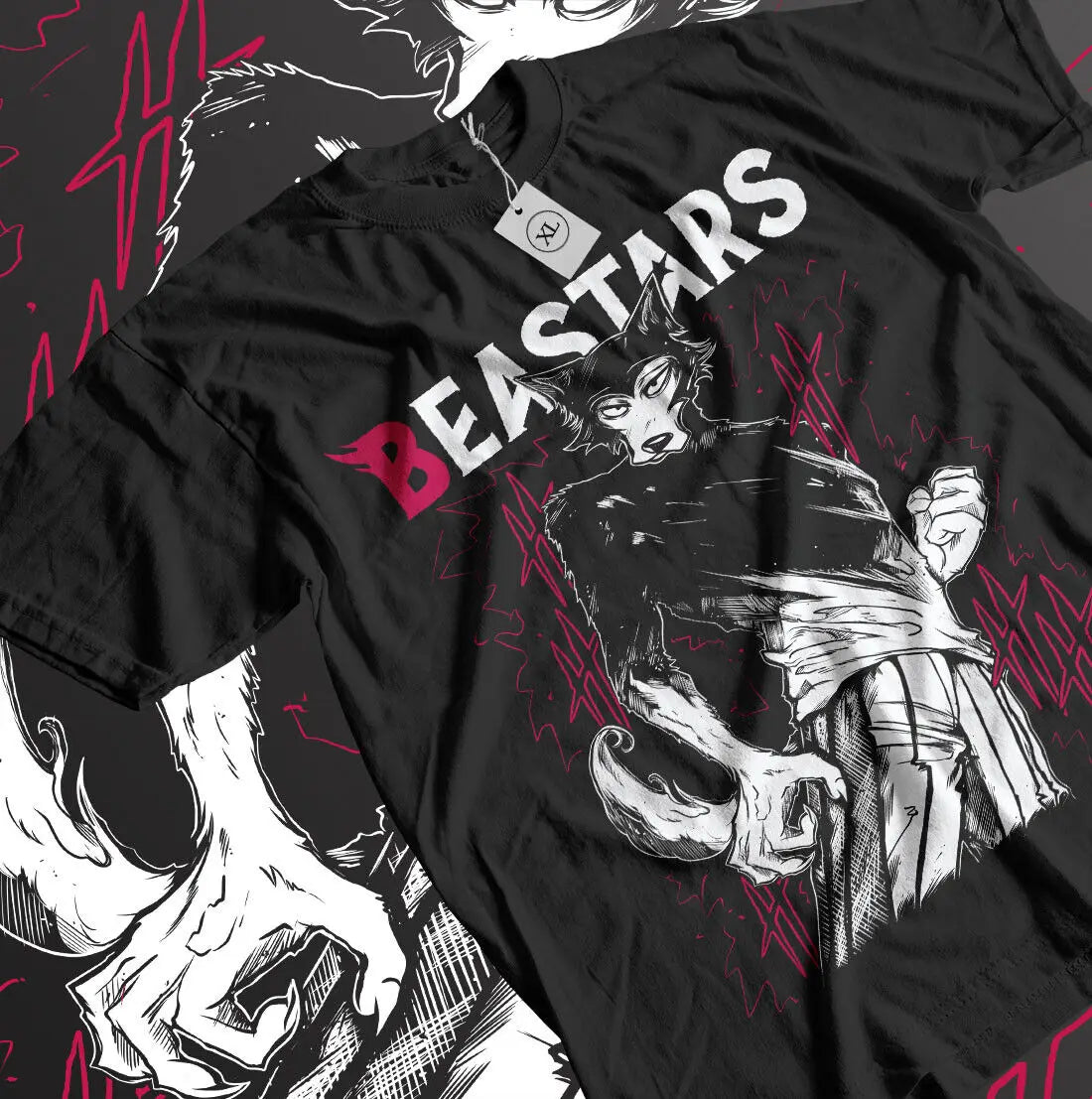 Here at Everythinganimee we have the best anime shirts in the world. 
Channel the intense energy of Beastars with this bold and dynamic Wolf Power tee.