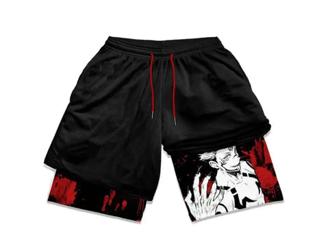 Smash your PR at the gym with our brand new Jujutsu Kaisen Athletic Dual-Layer Shorts | Here at Everythinganimee we have the worlds best anime merch | Free Global Shipping