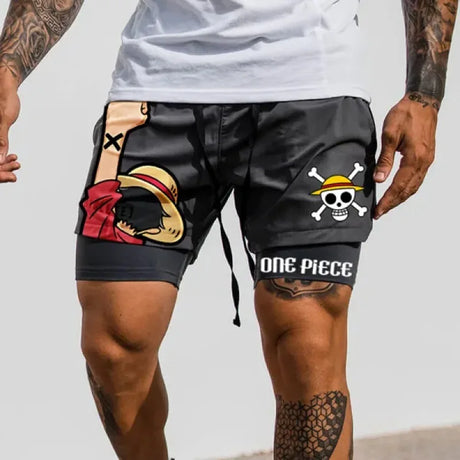 These gym shorts feature iconic designs from the beloved "One Piece" series. | If you are looking for more One Piece Merch, We have it all! | Check out all our Anime Merch now!