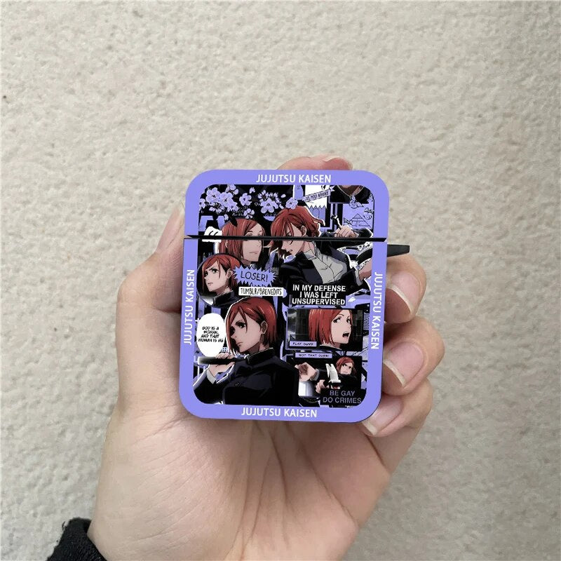 Transform your Airpods with our Jujutsu Kaisen Characters Airpods Case | If you are looking for Jujutsu Kaisen Merch, We have it all! | Check out all our Anime Merch now!