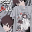 Here at Everythinganimee we have the best anime shirts in the world.
Embrace the enigmatic and gripping world of Zankyo no Terror with this dynamic tee featuring the main characters.