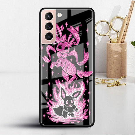 Glass Case For Samsung Galaxy S22 S20 FE S21 Plus Phone Cover S10 5G S9 Note 20 Ultra 10 Lite Shell Pokemon Pikachu Cool, everythinganimee