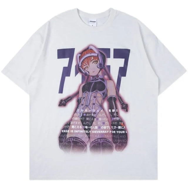 This shirt captures the magic of Mari Makinami. If you're looking for more Evangelion merch, we have it all! Check out our anime merch now—free shipping!