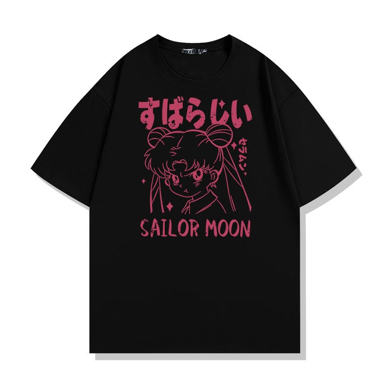 This tee captures the magic of Sailor Moon. If you're looking for more Sailor Moon merch, we have it all! Check out our anime merch now—free shipping!