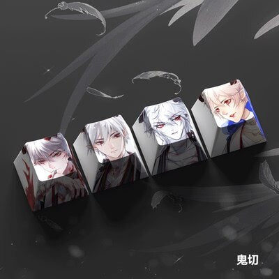 4-Piece Demon Slayer Keycaps Set