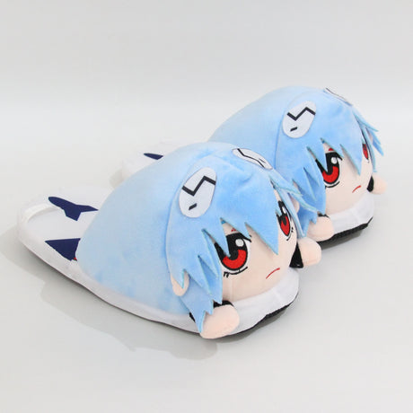 Wear the cutest slippers ever, Our Rei Ayanami Slippers are to die for! |  If you are looking for more Neon Genesis Evangelion Merch, We have it all! | Check out all our Anime Merch now!