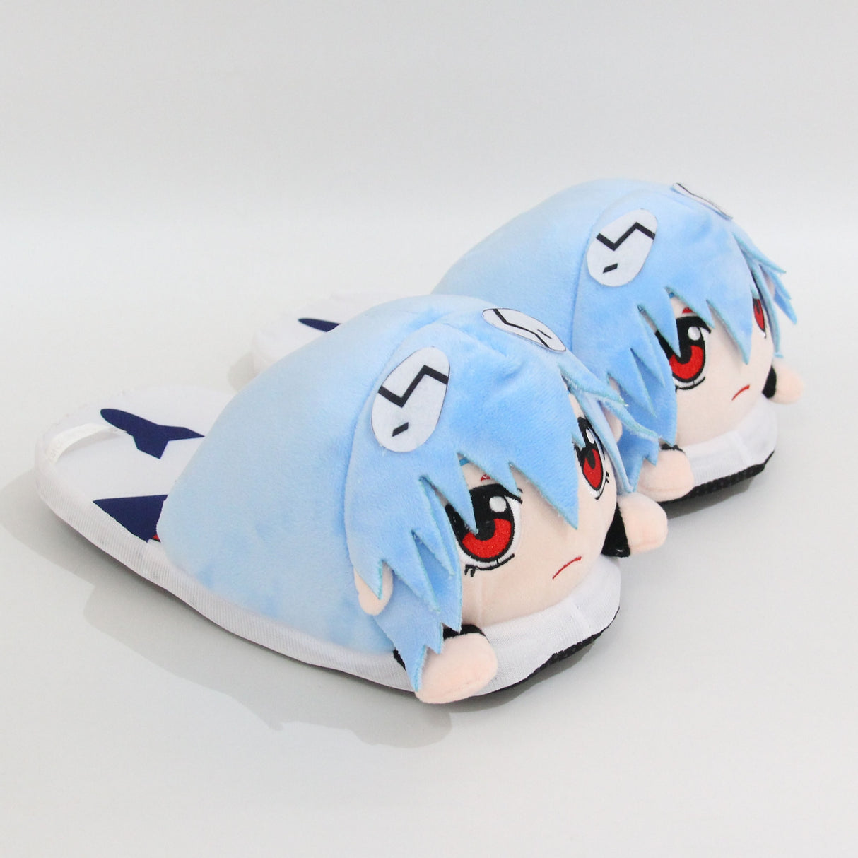 Wear the cutest slippers ever, Our Rei Ayanami Slippers are to die for! |  If you are looking for more Neon Genesis Evangelion Merch, We have it all! | Check out all our Anime Merch now! 