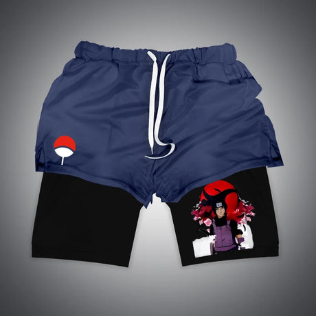 These shorts are inspired by the enigmatic Itachi Uchiha from the iconic Naruto series. | If you are looking for more Naruto Merch, We have it all! | Check out all our Anime Merch now.