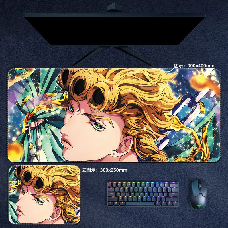 This mousepad captures the magic of JoJo's Bizarre Adventure. Want more merch? We’ve got it all—check out our anime store now with free shipping!