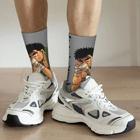 These socks capture the essence ofMakunouchi , the legendary boxer. If you are looking for Hajime No Ippo Merch, We have it all! | check out all our Anime Merch now!