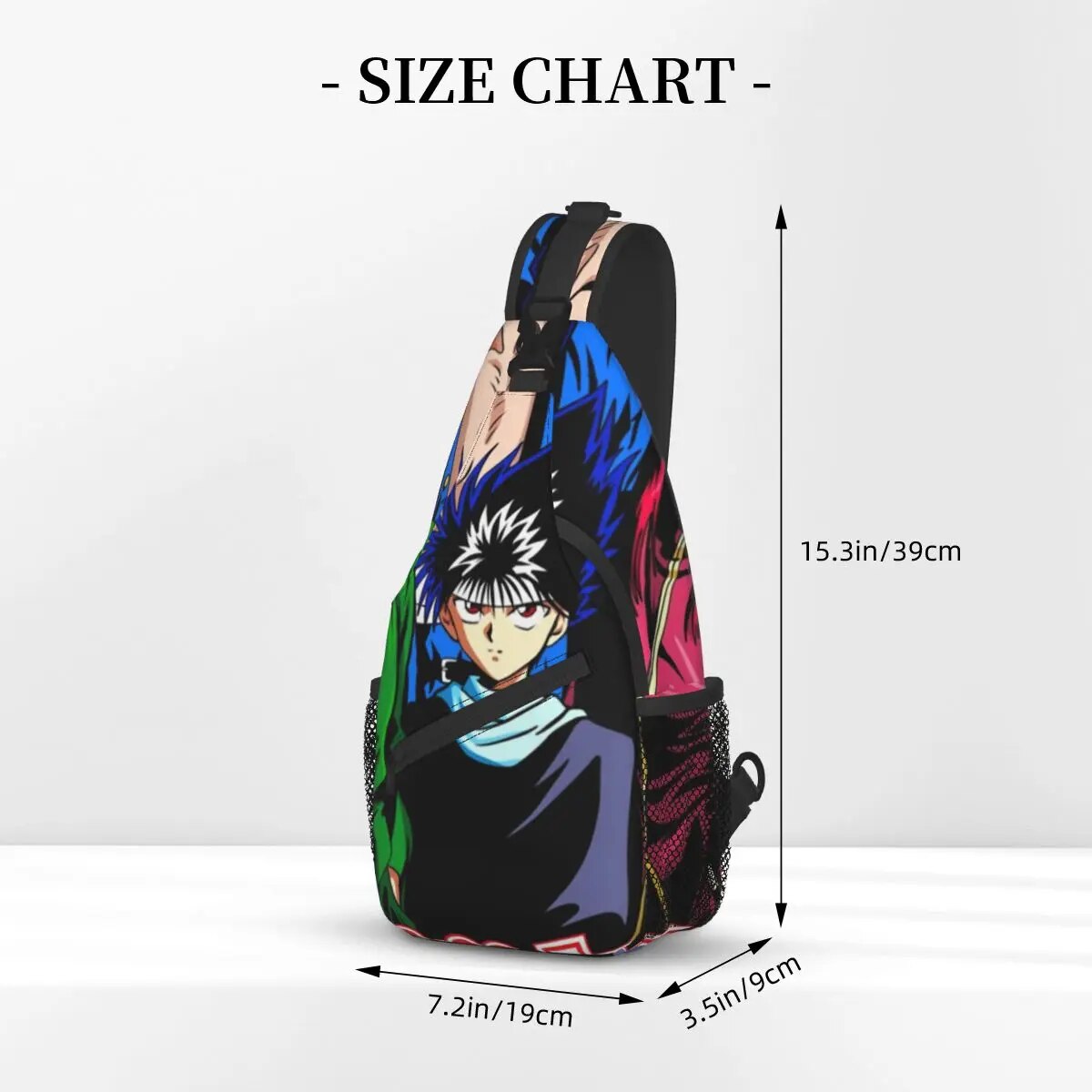 This sling bag merges is ideal for the ardent anime fan on the go. | If you are looking for more Yu Yu Hakusho Merch, We have it all! | Check out all our Anime Merch now!