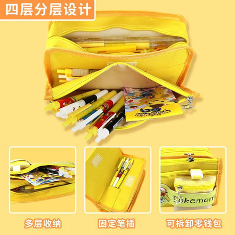 This pencilcase captures the magic of Pokemon. If you're looking for more Pokemon merch, we have it all! Check out our anime merch now—free shipping!