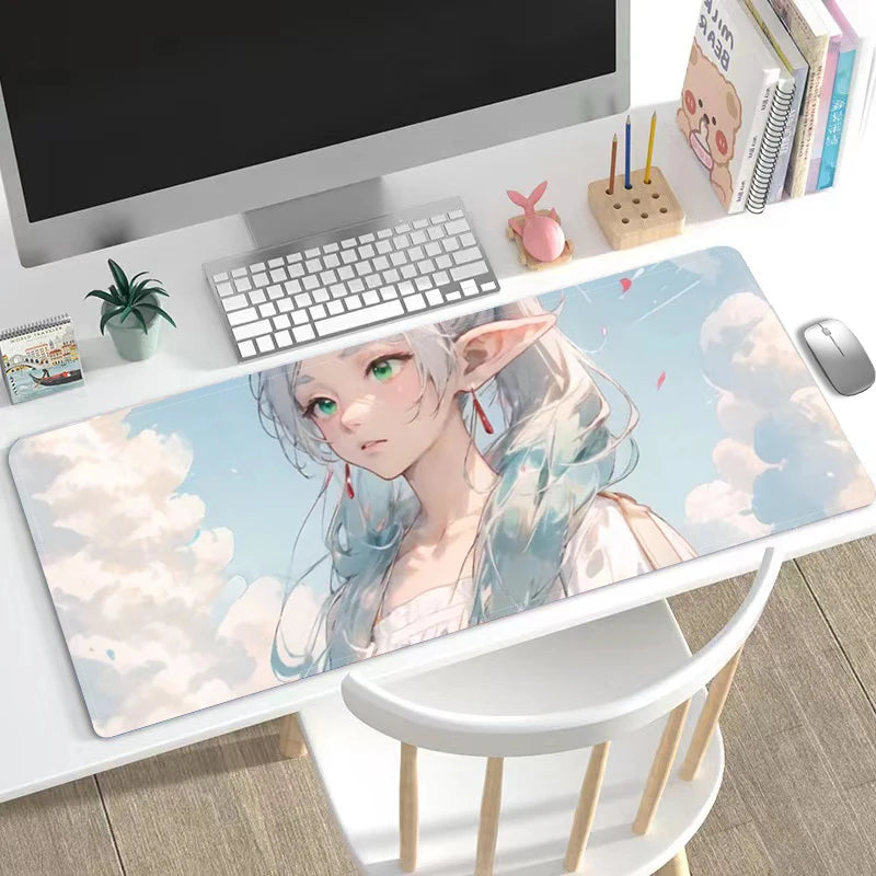 Upgrade your gaming set up with our awesome new Frieren: Beyond Journey's End Enchanted Mousepads | Here at Everythinganimee we have the worlds best anime merch | Free Global Shipping