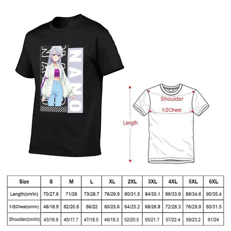 Here at Everythinganimee we only have the best shirts in the world! Unleash your inner cuteness with the Nano Tee, featuring an iconic, vibrant design from The 100 Girlfriends that anime fans will instantly recognize.