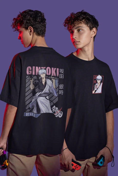 Immerse yourself in this striking Gintoki Sakata Tee, perfect for anime fans. Looking for more Gintama merch? Explore our full collection of anime merch now!