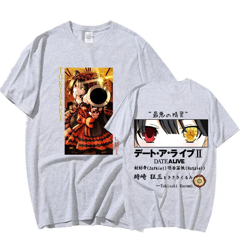 This T-shirt embodies the allure of Tokisaki, one of most captivating characters.If you are looking for more Date A Live Merch, We have it all!| Check out all our Anime Merch now!