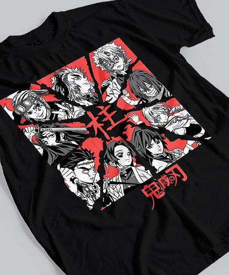 This tee captures the magic of Hashira. If you're looking for more Demon Slayer merch, we have it all! Check out our anime merch nowโfree shipping!