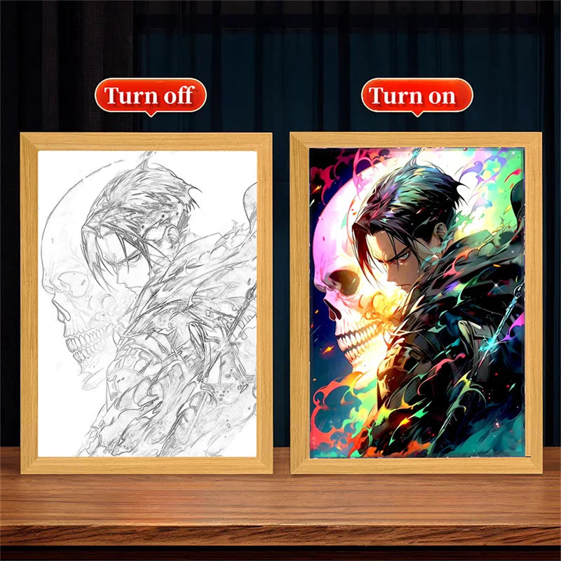 This lightbox captures the Attack on Titan. If you're looking for more Attack on Titan merch, we have it all! Check out our anime merch now—free shipping!