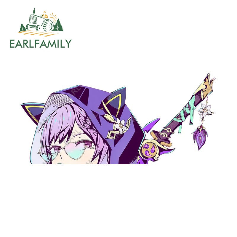 Keqing Genshin Impact Car Stickers