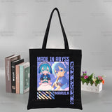 This canvas bag is a labor of love, to capture the love of your anime characters. If you are looking for more Made In Abyss Merch,We have it all! Check out all our Anime Merch now!