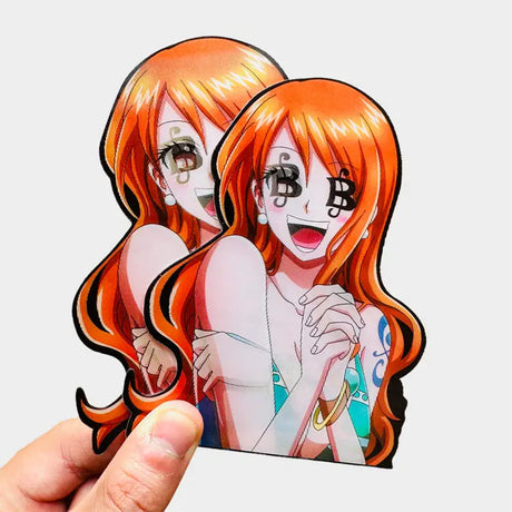 Each sticker showcases Nami range of dynamic poses, capturing her glowing spirit. If you are looking for more One Piece Merch, We have it all! | Check out all our Anime Merch now!