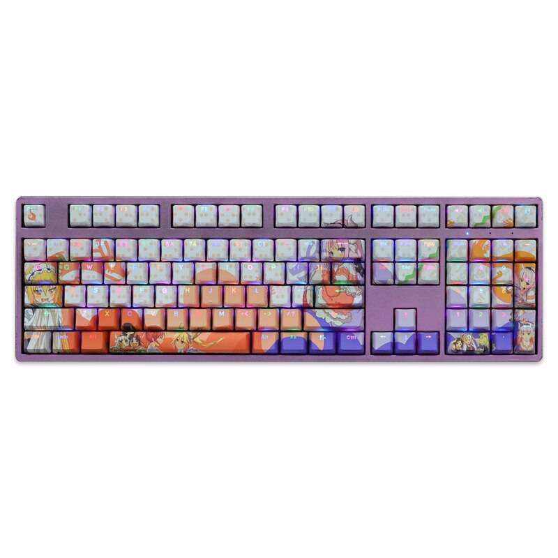 Cute Miss Kobayashi's Dragon Maid Keycaps