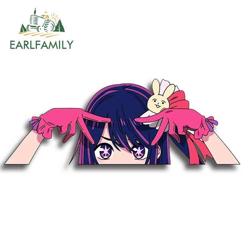 OSHINO KO Peeker Hoshino Car Stickers - 13cm