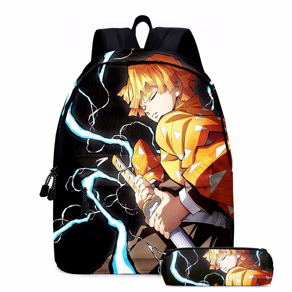 Anime Demon Slayer Kimetsu No Yaiba Canvas Bag Tomioka Giyuu School Bags Girls Travel Bag Mochila Feminina Notebook Bags Gift, everythinganimee
