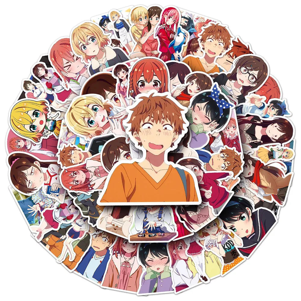 These stickers capture the charm of Rent A Girlfriend. Love the series? We’ve got all the merch you need. Shop now and enjoy free shipping on everything!