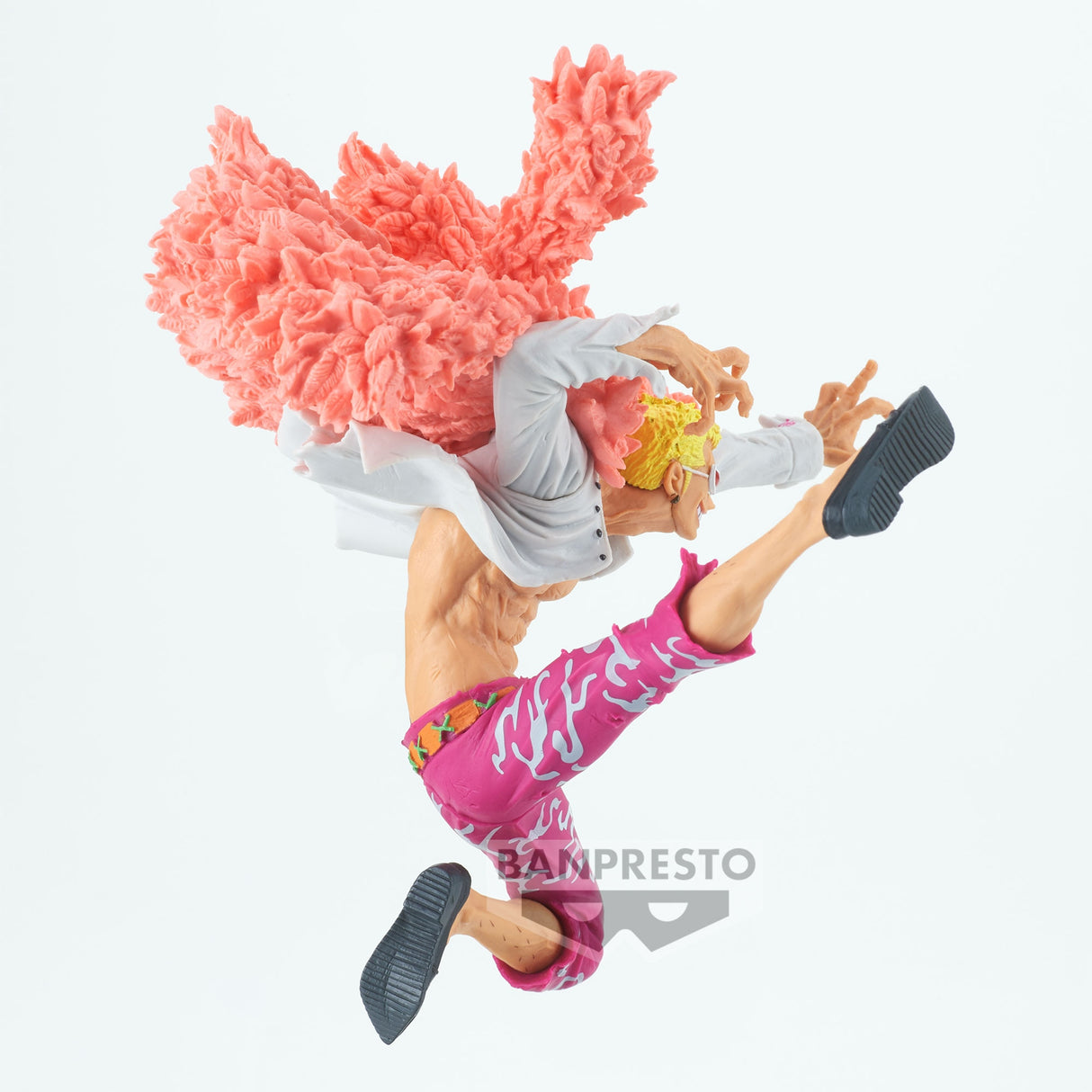 This figurine captures the magic of Donquixote. If you're looking for more One Piece merch, we have it all! Check out our anime merch now—free shipping!