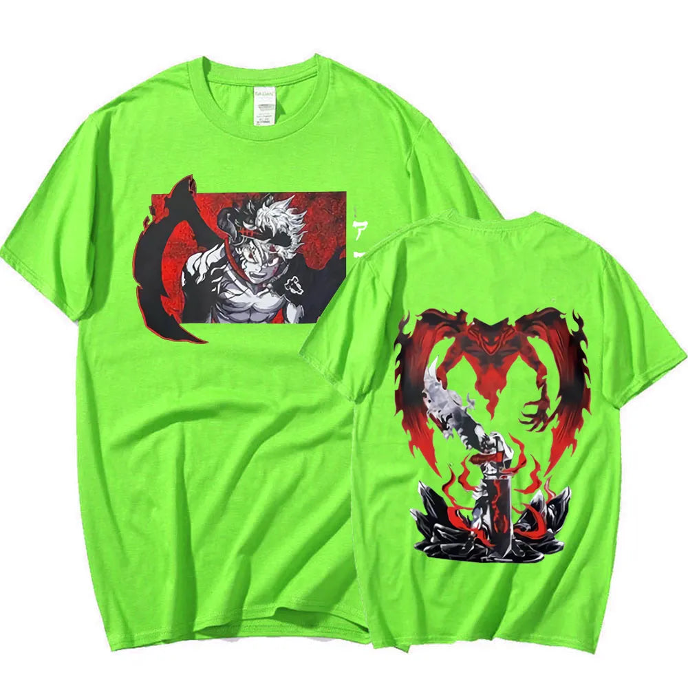 This shirt captures the magic of Asta. If you're looking for more Black Clover merch, we have it all! Check out our anime merch now—free shipping!