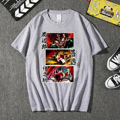 This shirt embodies the spirit of adventure in the world world of Demon Slayer. If you are looking for more Demon Slayer Merch, We have it all!| Check out all our Anime Merch now!