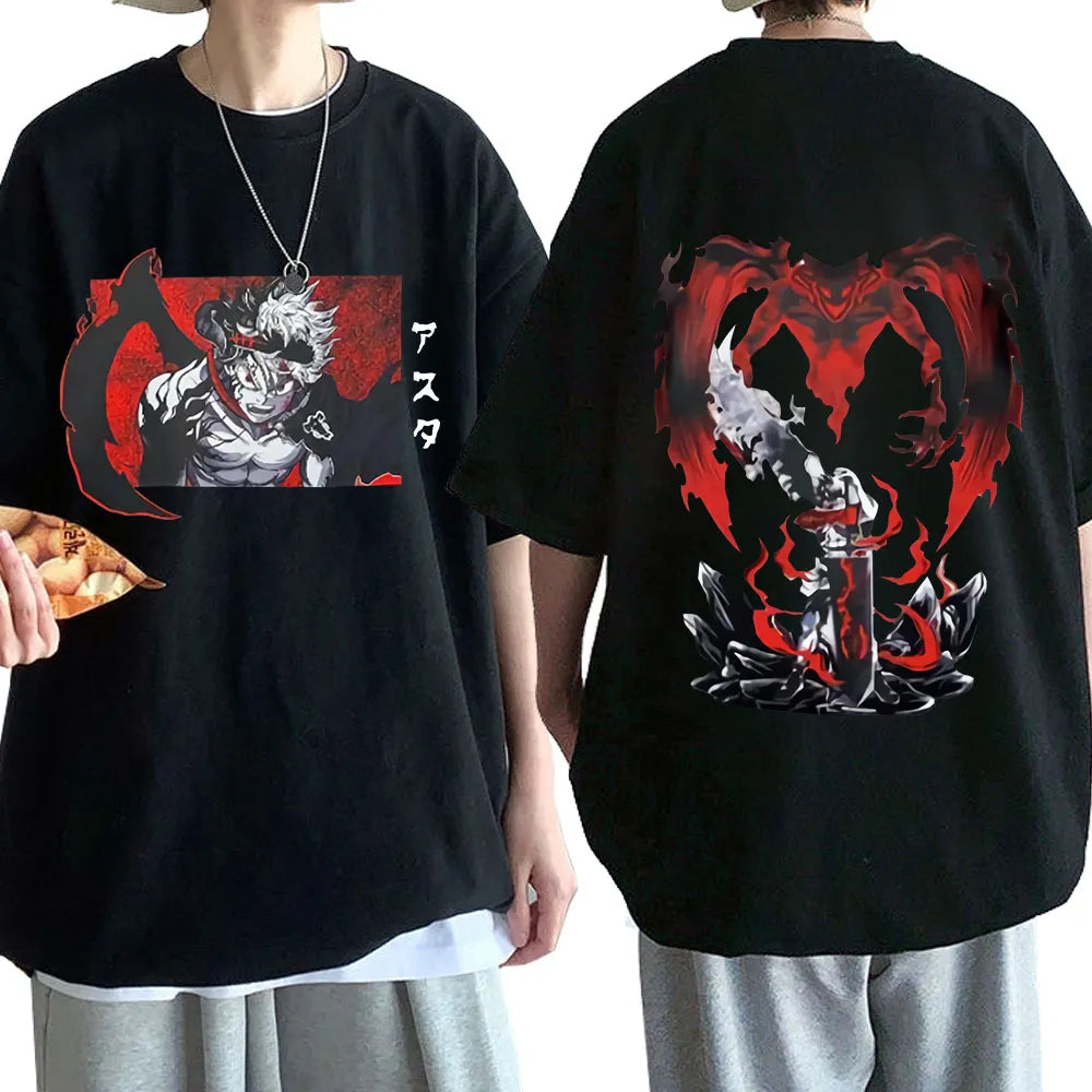 This shirt captures the magic of Asta. If you're looking for more Black Clover merch, we have it all! Check out our anime merch now—free shipping!
