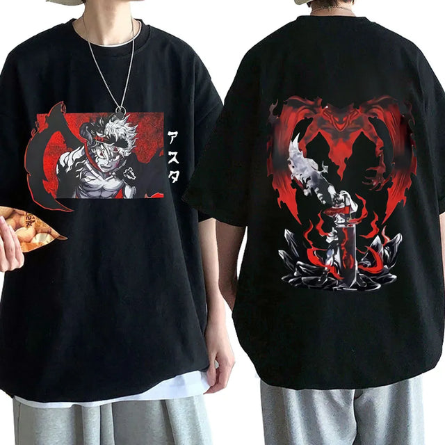 This shirt captures the magic of Asta. If you're looking for more Black Clover merch, we have it all! Check out our anime merch now—free shipping!