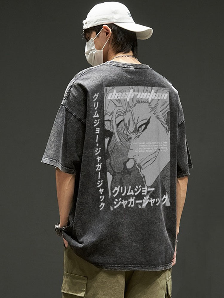 This tee captures the magic of Grimmjow. If you're looking for more Bleach merch, we have it all! Check out our anime merch now—free shipping!
