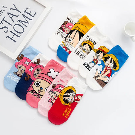 These socks offer plush comfort, ensuring your feet feel as good as they look If you are looking for more One Piece Merch, We have it all! | Check out all our Anime Merch now!