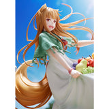 Graceful Harvest: Holo in Verdant Dress with Fruit