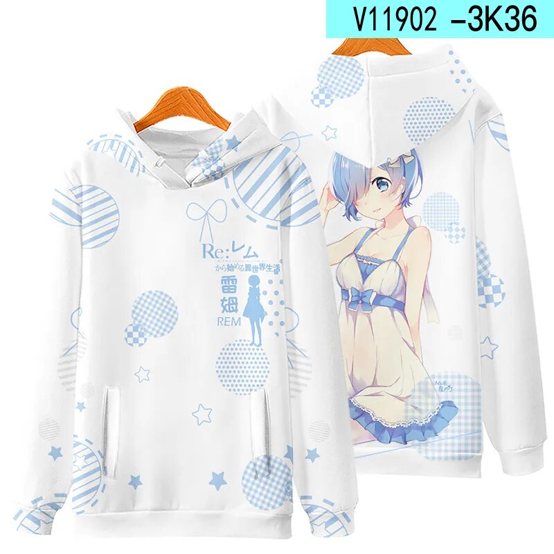 This hoodie embodies the spirit of adventure in the world of Re:Zero. If you are looking for more Re:Zero Merch, We have it all! | Check out all our Anime Merch now! 