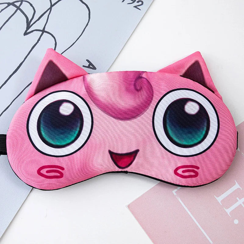 Here at Everythinganimee we have only the best anime merch! Free Global Shipping.
Get ready for the cutest and most comfortable night's sleep with these Pokémon-themed sleep masks! Featuring your favorite Pokémon characters—Pikachu, Jigglypuff, Snorlax, and Bulbasaur—these masks are perfect for fans of all ages.