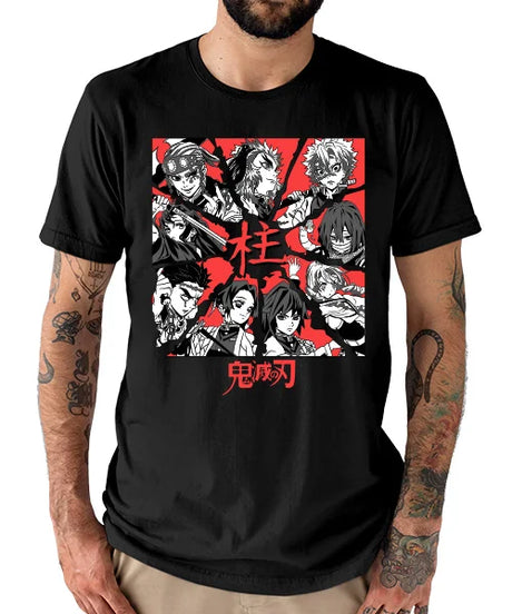 This tee captures the magic of Hashira. If you're looking for more Demon Slayer merch, we have it all! Check out our anime merch nowโfree shipping!