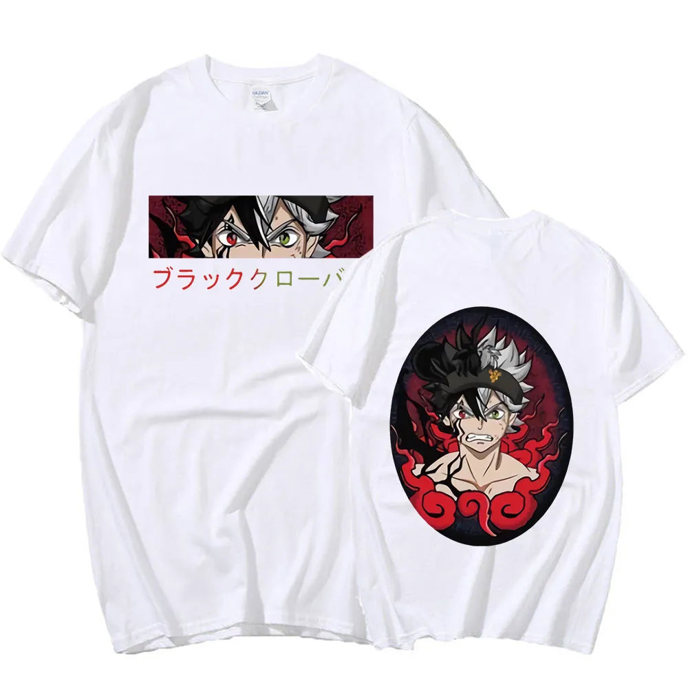 Dive into the mystical realm of grimoires with our Black Clover Asta T-Shirt. If you are looking for more Black Clover Merch, We have it all!| Check out all our Anime Merch now!