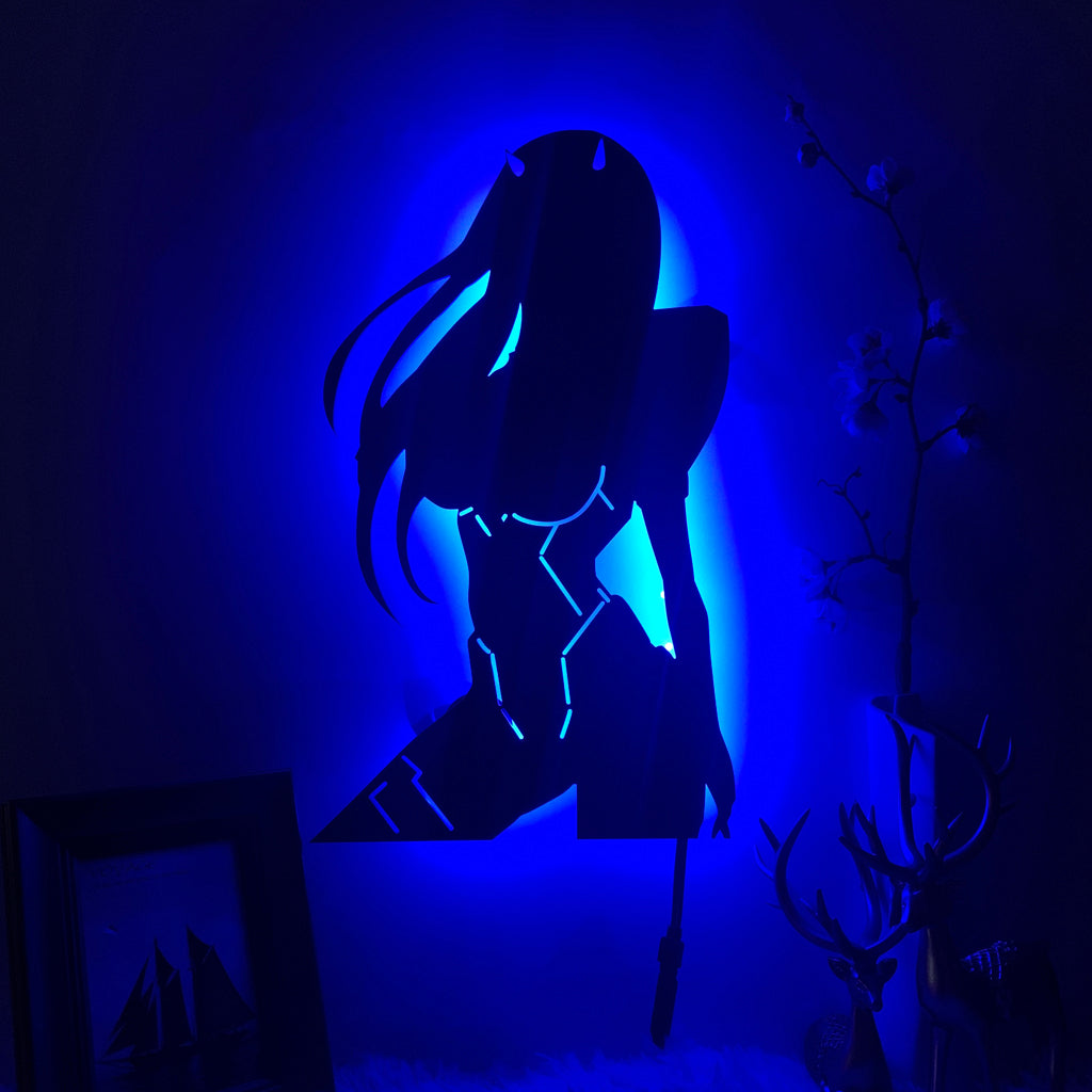 This light captures the magic of Zero Two. If you're looking for more  Darling in the Franxx merch, we have it all! Check out our anime merch now—free shipping!