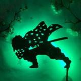 Demon Slayer Zenitsu Agatsuma Silhouette LED Wall Light